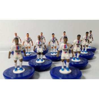 Subbuteo Andrew Table Soccer Olympique-Lyonnais 2004-05 on Classic hasbro bases